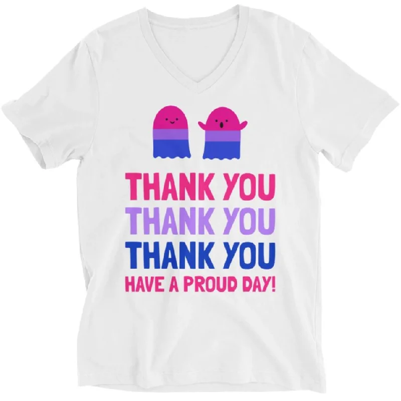 Thank You, Have A Proud Day (Bi-Pride) -- Unisex T-Shirt