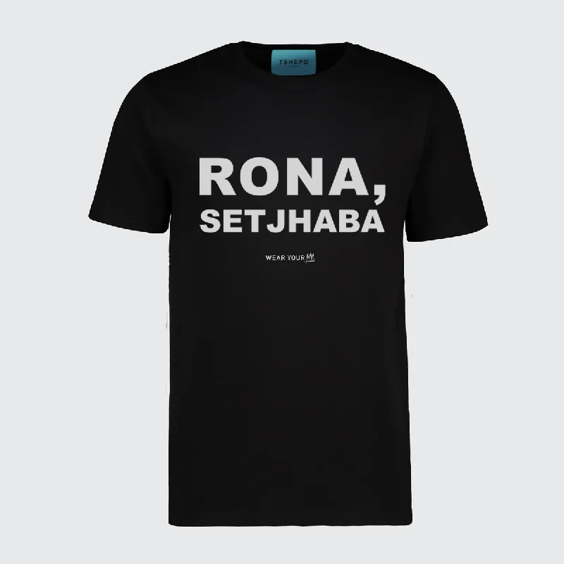 TSHEPO, RONA,  SETJHABA T-SHIRT, BLACK