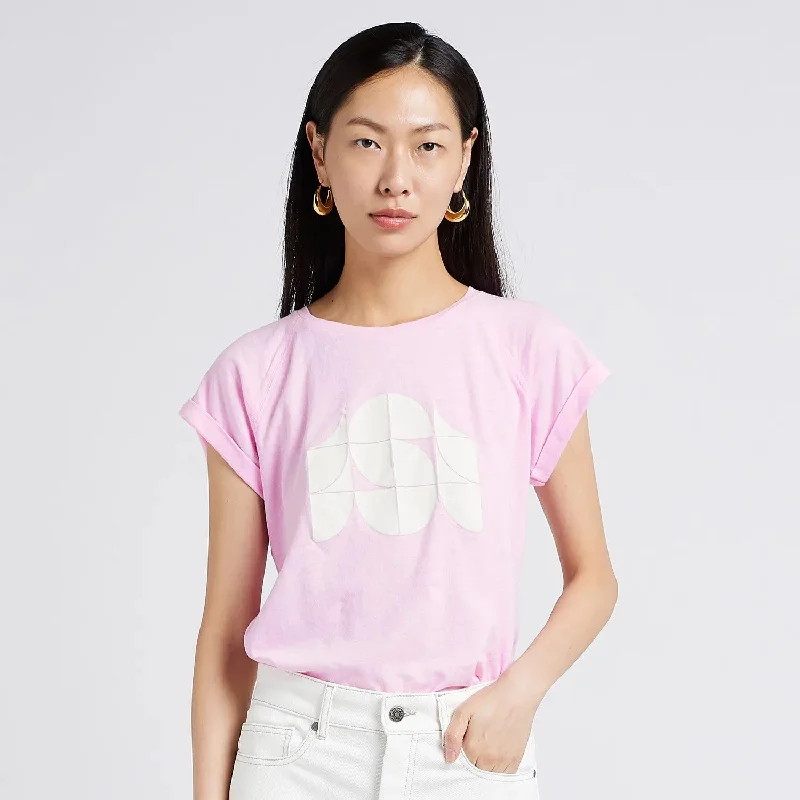 Valentina Tee-Shirt (Rose) Cozy Summer Short Shirt