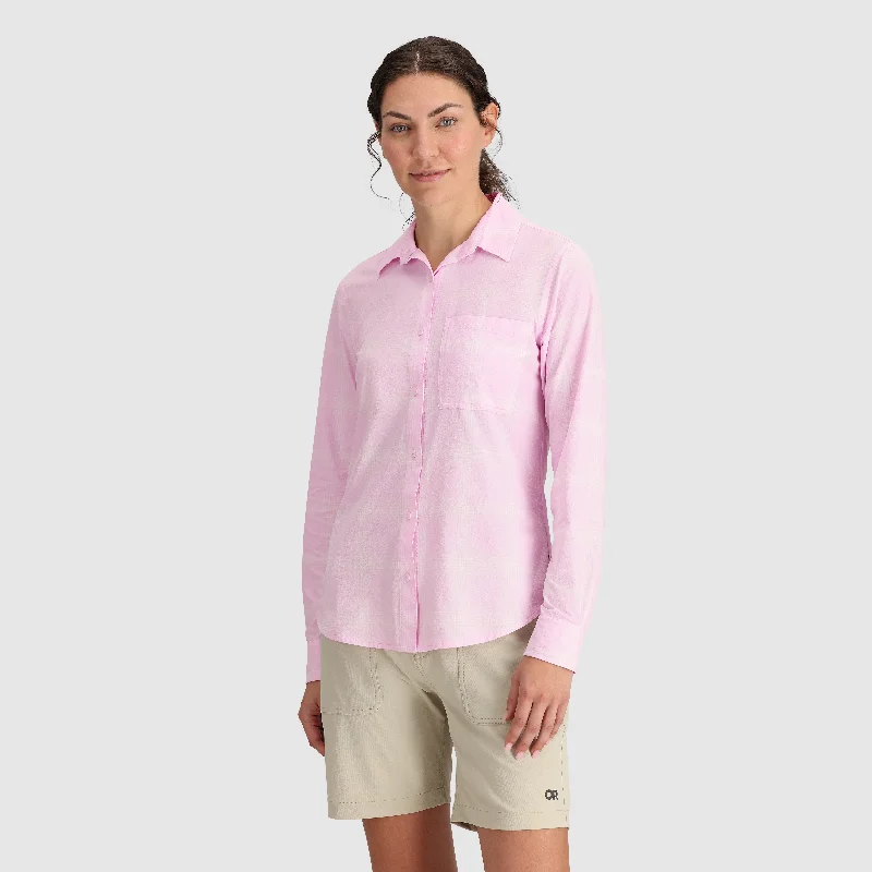 Women's Astroman Long Sleeve Sun Shirt Stylish Short Sleeve Polo