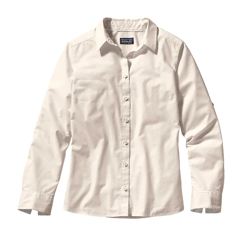 W's Long-Sleeved Indies Shirt Casual Slouchy Short Sleeve