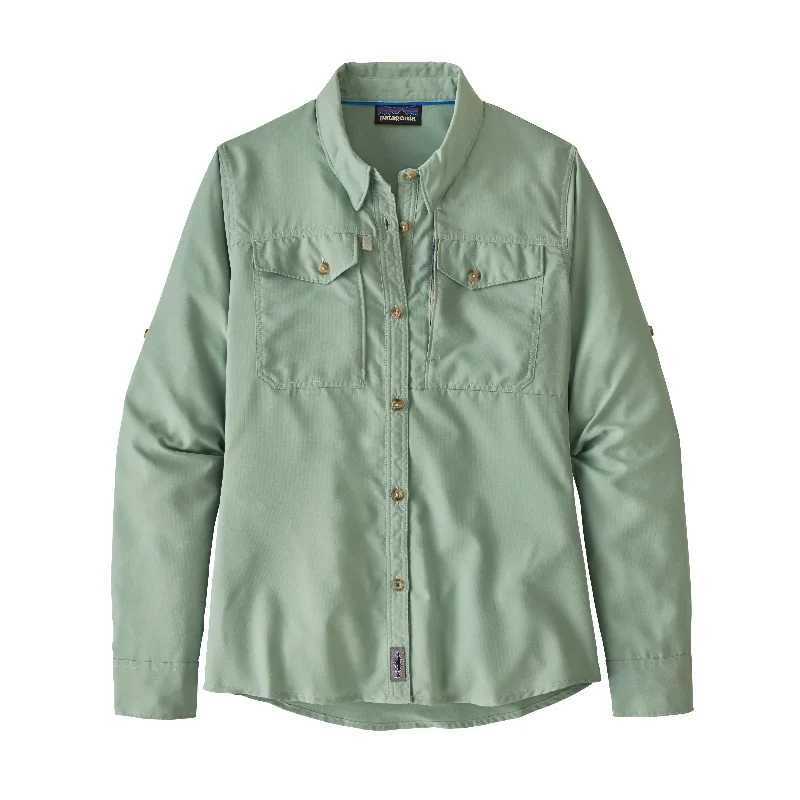 W's Long-Sleeved Sol Patrol® Shirt Fashionable Rounded Short Shirt