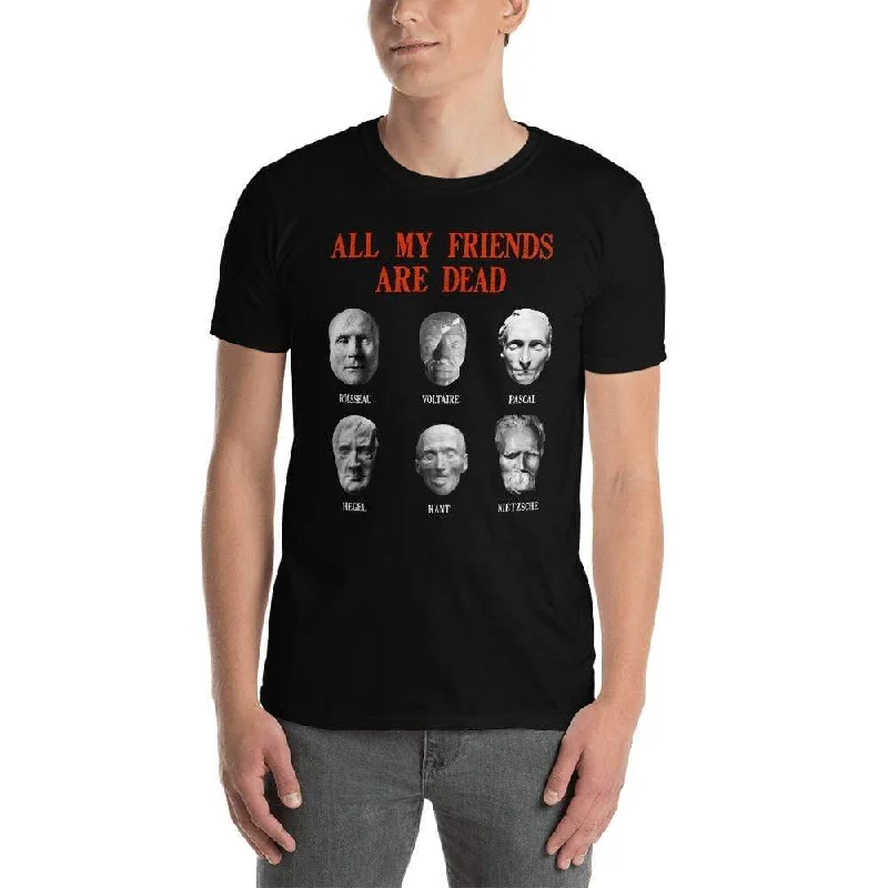 All my friends are dead - Premium T-Shirt Wool Fabric Cashmere Fabric Tweed Fabric