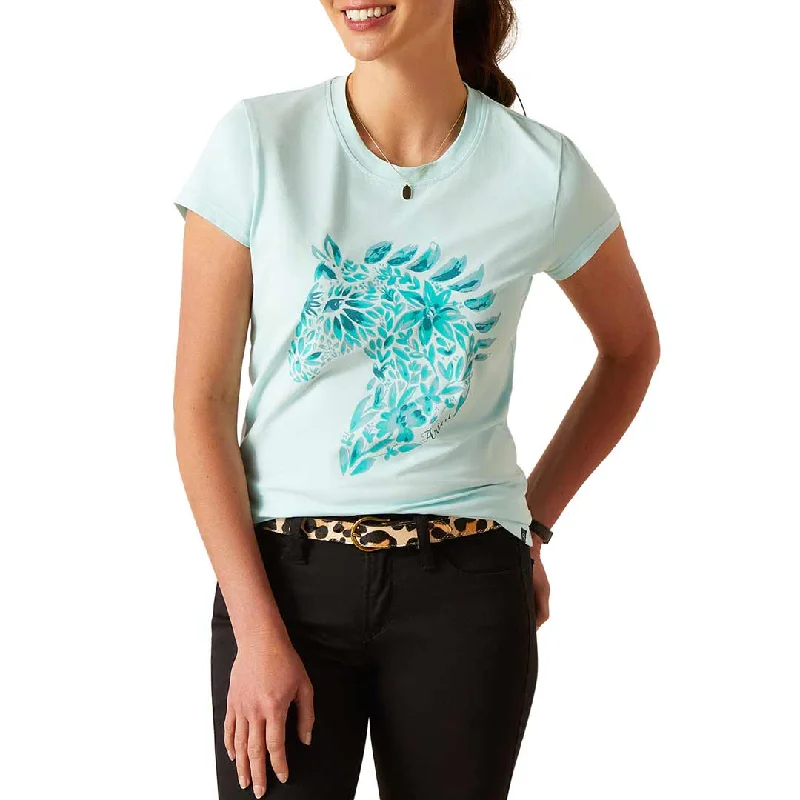 Ariat Women's Floral Mosaic T-Shirt Polka Dot Checkered Tartan
