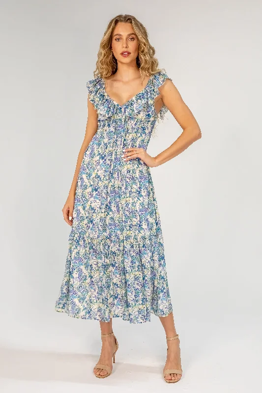 Bianca Maxi Dress Classic V-Neck Maxi Dress