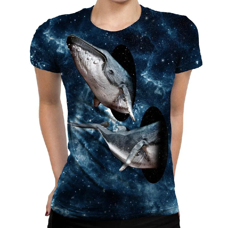 Baleen Womens T-Shirt Graphic Embroidered Appliqued