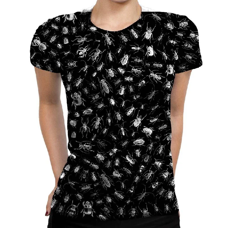 Beetlemania Womens T-Shirt Graphic T-Shirt Round Neck Polyester