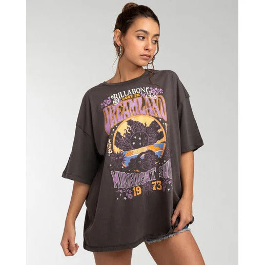 Billabong Dreamland Short Sleeve T-Shirt Welt Pockets Slit Pockets Flap Pockets