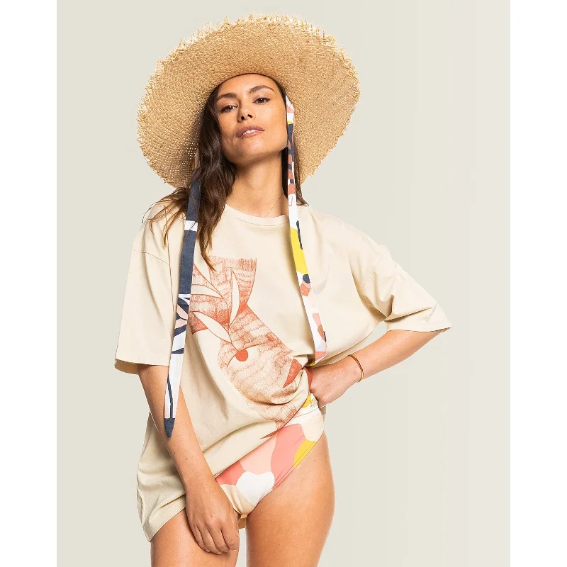 Billabong Tonal Desire Short Sleeve Tee Oversized T-Shirt Spandex breathable