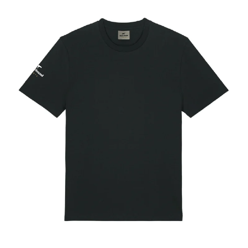 Black Hound Classic Unisex T-Shirt Houndstooth Herringbone Solid