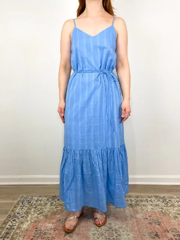 Cami Maxi Dress in Harbor Elegant Silk Maxi Dress