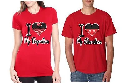 I Love My Boyfriend Love My Girlfriend Couples T-Shirt Terry Blend Velvet Blend Canvas Blend I Love My Boyfriend Love My Girlfriend Couples T-Shirt Terry Blend Velvet Blend Canvas Blend