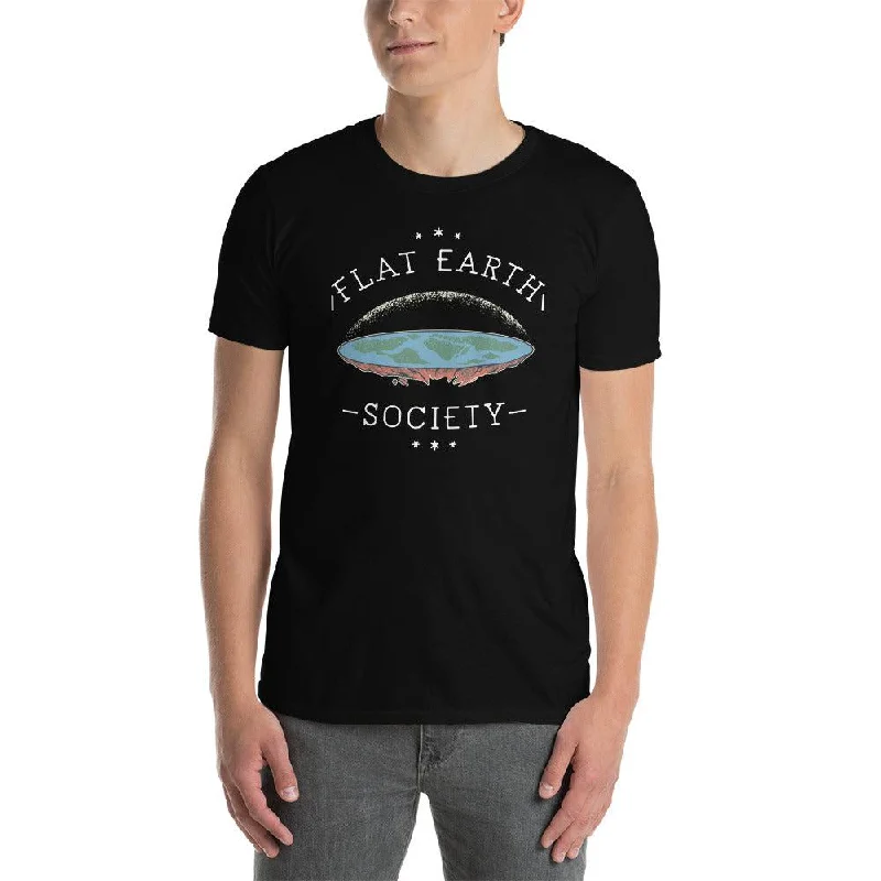 Flat Earth Society - Premium T-Shirt Modern Contemporary Chic