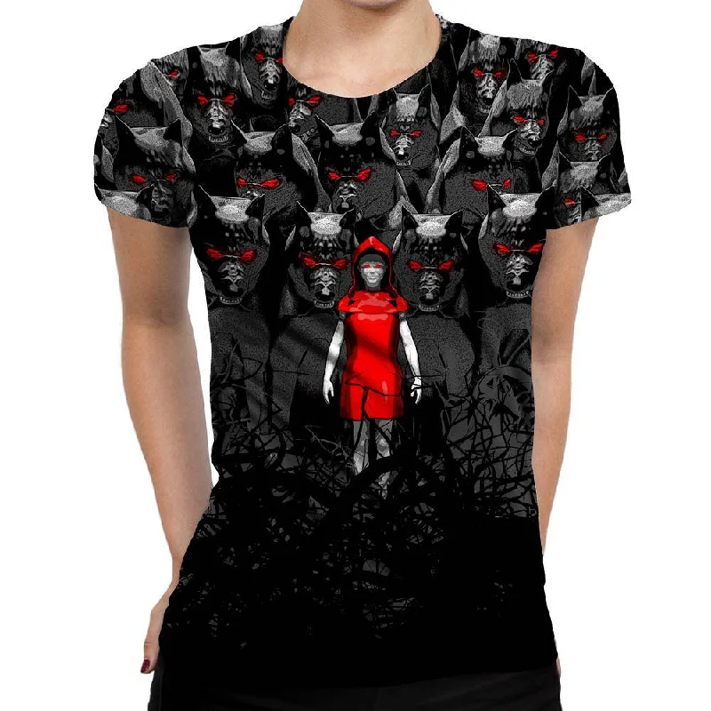 Girl N The Hood Womens T-Shirt Nylon Fabric Polyester Fabric Spandex Fabric