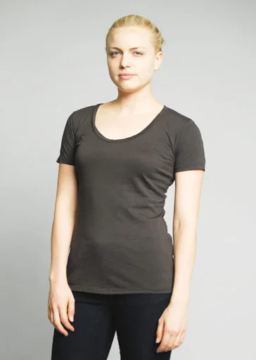 Brooklyn Denim Co. Organic Cotton Swoop Neck Tee - Granada Wool Fabric Cashmere Fabric Tweed Fabric Brooklyn Denim Co. Organic Cotton Swoop Neck Tee - Granada Wool Fabric Cashmere Fabric Tweed Fabric