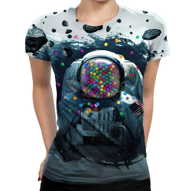 Gumball 3000 Womens T-Shirt Hooded Caped Shawl Collar