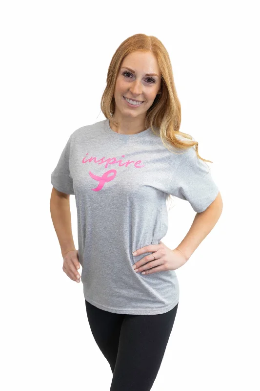 Inspire Unisex BCA Crew Neck T-Shirt Mesh Blend Leather Blend Suede Blend