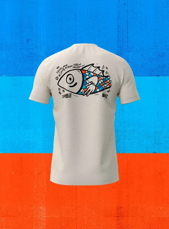 Freak Fish Tee - LB x Scrambler Ducati x SSFF Fleece Nylon Spandex
