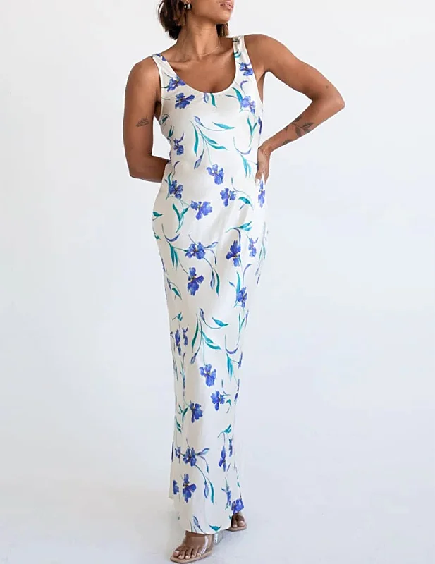 Lily Market Maxi Dress Stylish Pleated A-Line Maxi Dress