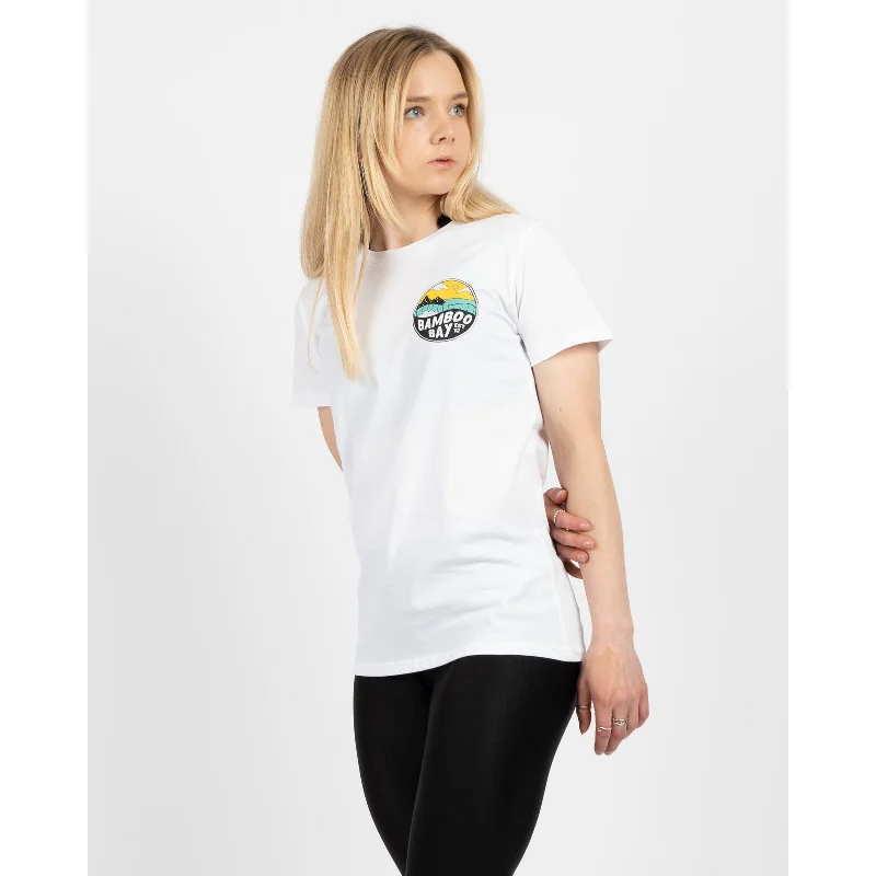 MNT Badge Short Sleeve Tee Cotton Fabric Linen Fabric Terry Fabric