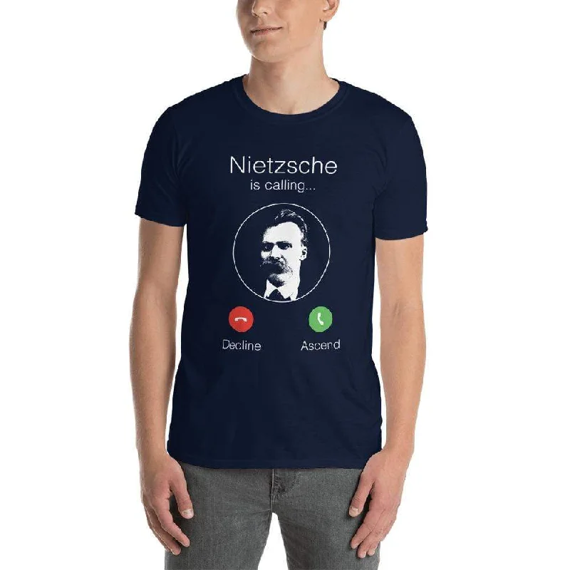 Nietzsche Calling - Decline or ascend - Premium T-Shirt Cozy Warm Stylish