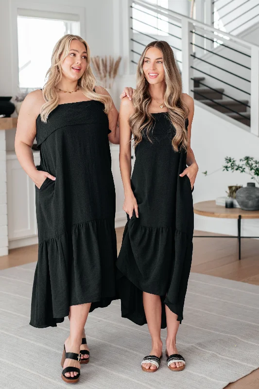 Nightlife Tie Back Maxi Dress Elegant Maxi Dress with Drapes