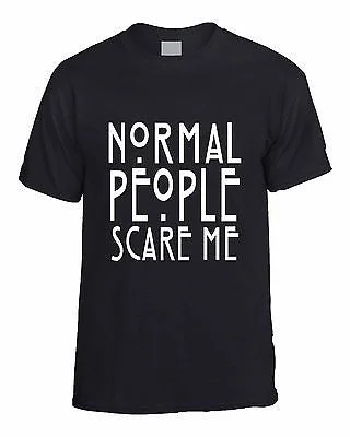 Normal People Scare Me T-shirt Front Pockets Side Pockets Patch Pockets