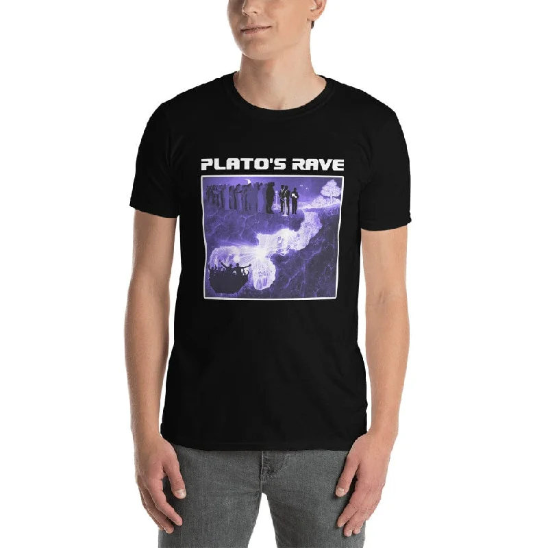 Plato's Rave Cave - Premium T-Shirt Welt Pockets Slit Pockets Flap Pockets