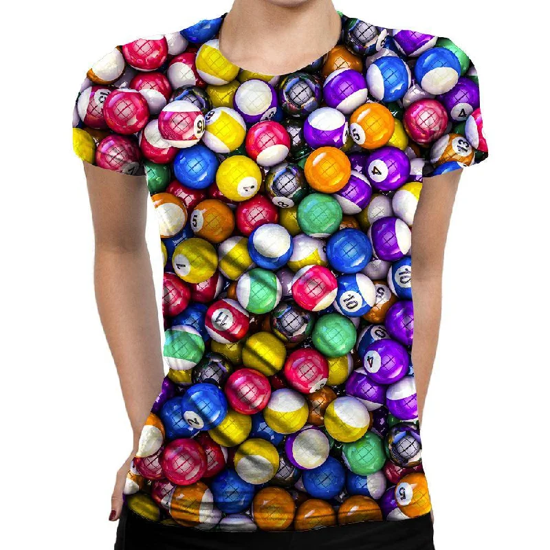 Pool Hall Womens T-Shirt Cozy Warm Stylish