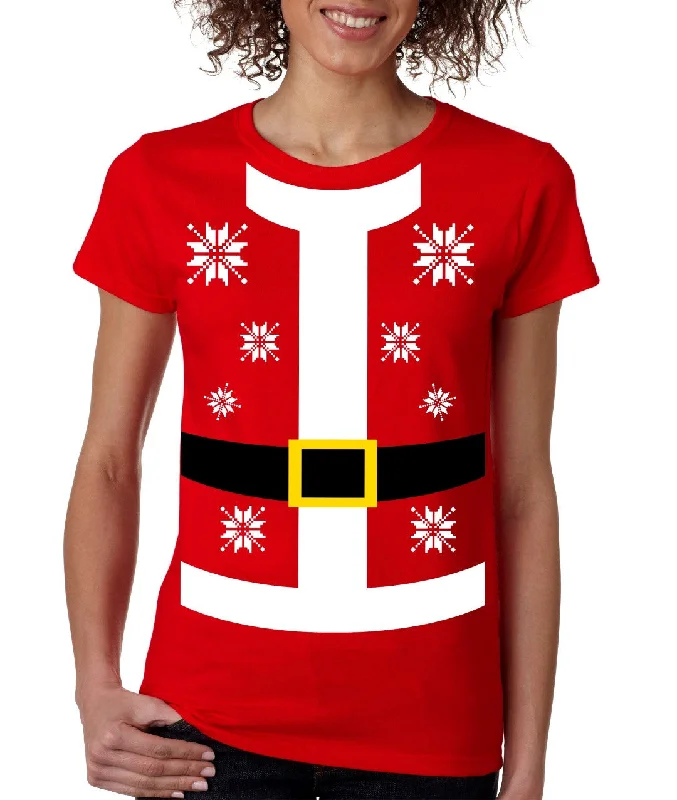 Santa suit Women's T-shirt Casual Formal Business