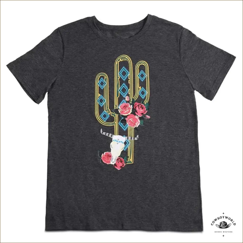 T-Shirt Cactus Country Fleece Nylon Spandex