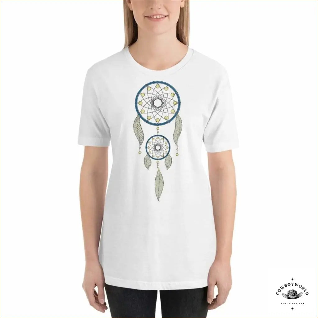 T-Shirt Country Attrape-Rêves Thin T-Shirt Open Front Quick Dry