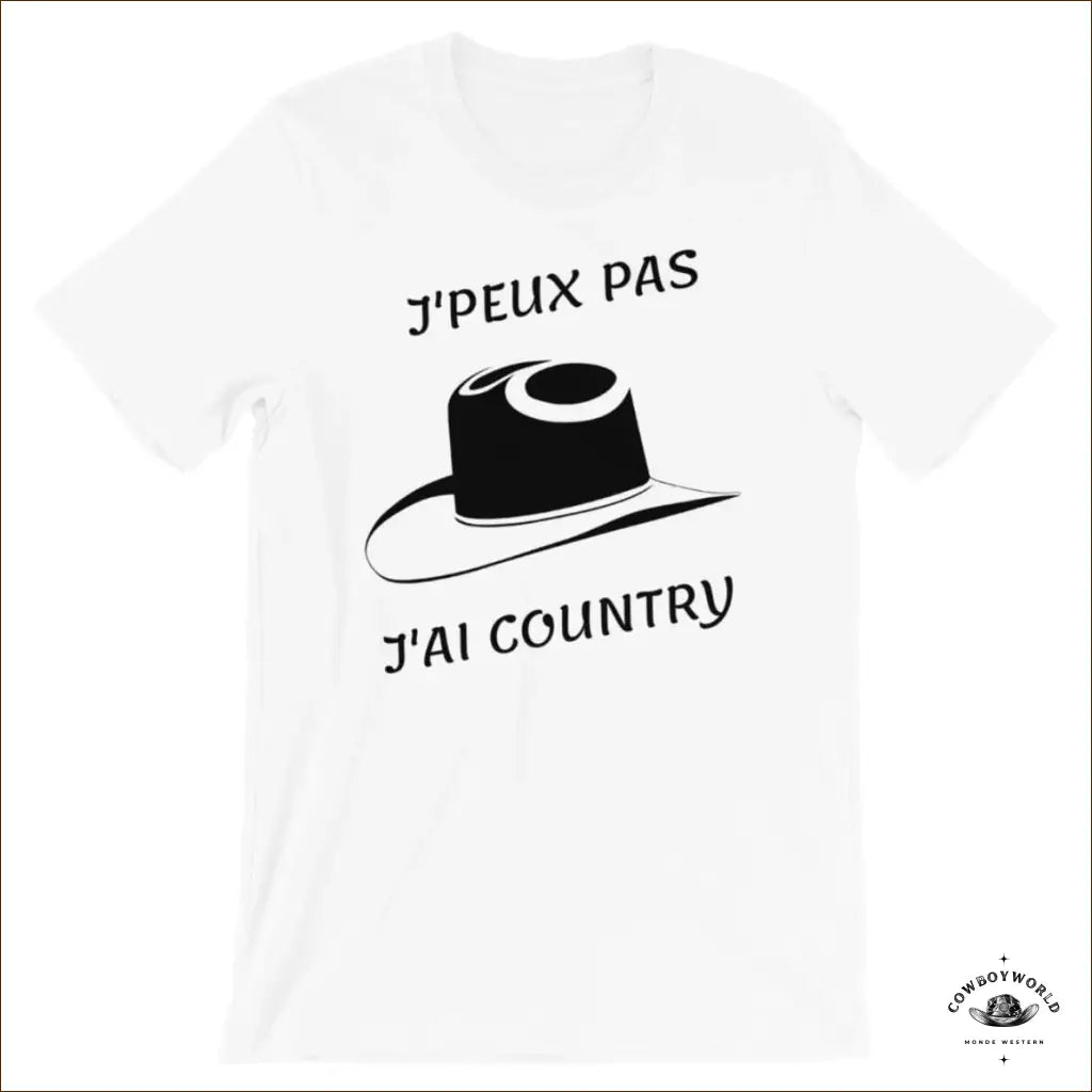 T-Shirt J'Peux Pas J'ai Country Elegant Classic Vintage