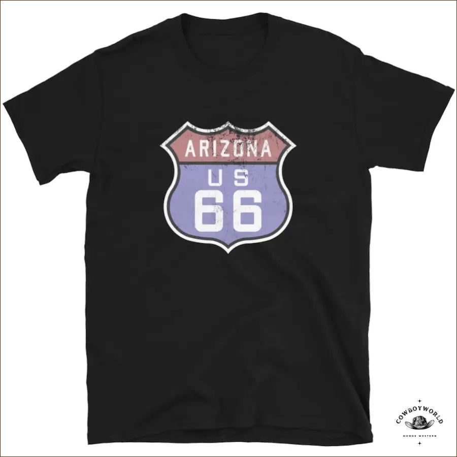T-Shirt Route 66 Welt Pockets Slit Pockets
