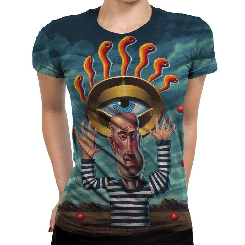 The Eye Of Karma Womens T-Shirt Iron Safe Non-Iron Wrinkle Free