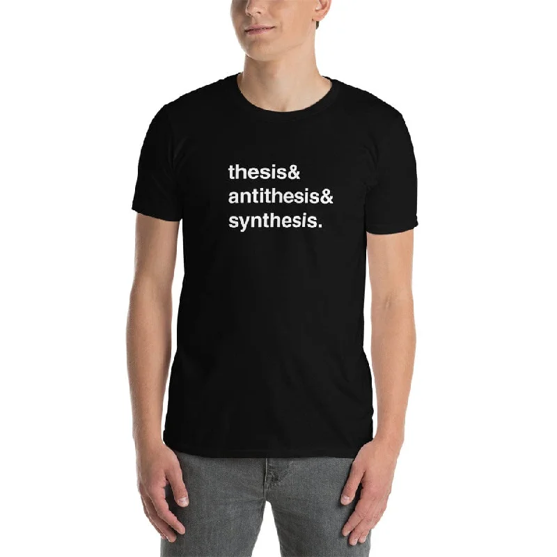 Thesis & Antithesis & Synthesis - Premium T-Shirt Boxy Fit Fitted Loose