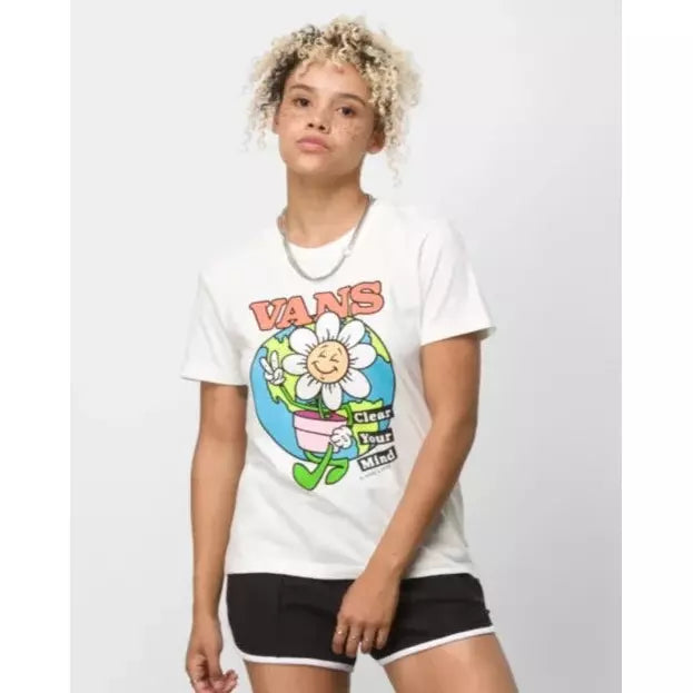 Vans Clear Mind Tee Polka Dot Checkered Tartan