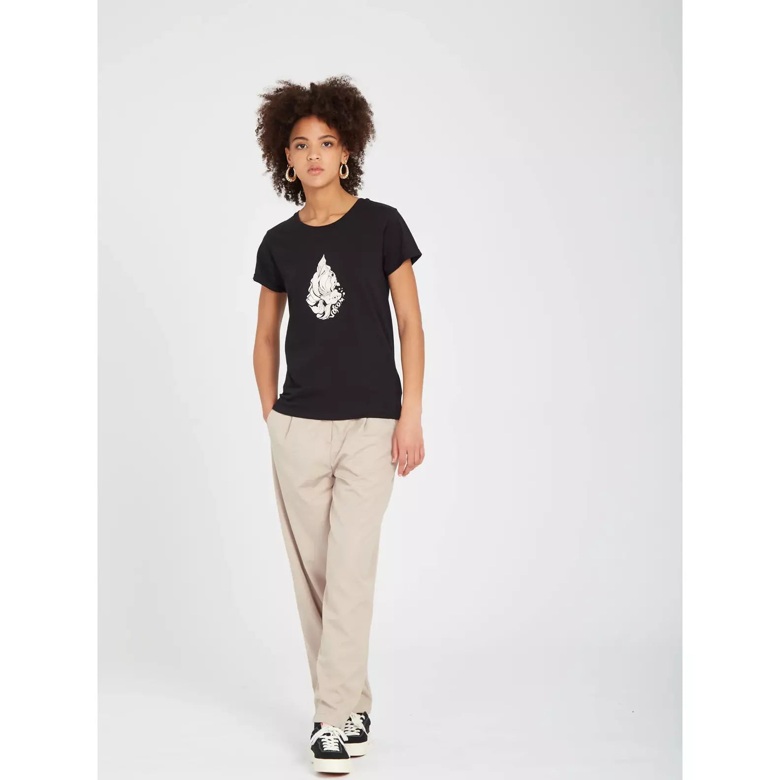 Volcom Radical Daze Tee Mesh Canvas Denim