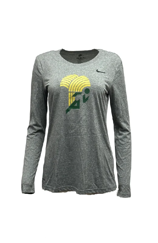New Women’s Athletics Saskatchewan Long Sleeve Tee Elasticated Padded Insulated