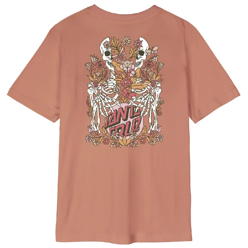 Womens Sage T-shirt Clay Polka Dot Checkered Tartan