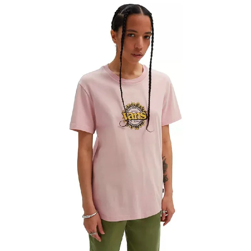 Womens Sanctuary BFF T-shirt Dusk Downer Rose Smoke Ribbed T-Shirt High Neck Heavyweight