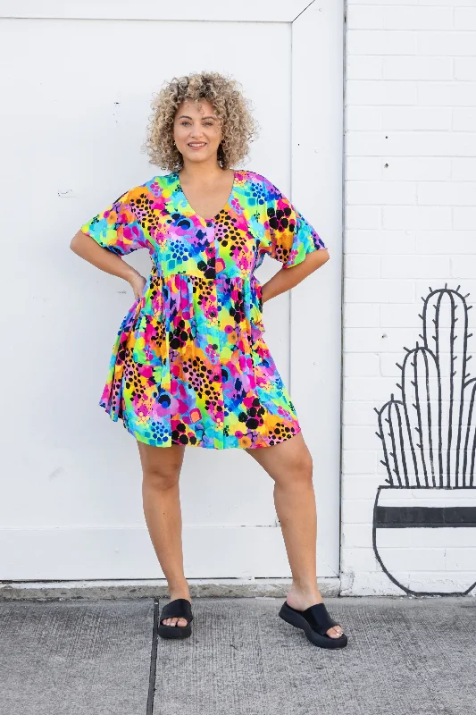*PRE-ORDER* Disco Dress in Messy Mind by Kasey Rainbow