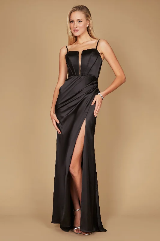 Dylan & Davids DD1325 Long Plunging Neckline Sexy Formal Prom Dress
