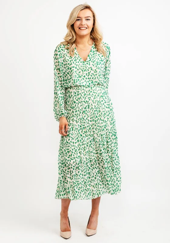 Seventy1 One Size Scatter Print Dress, Green Multi