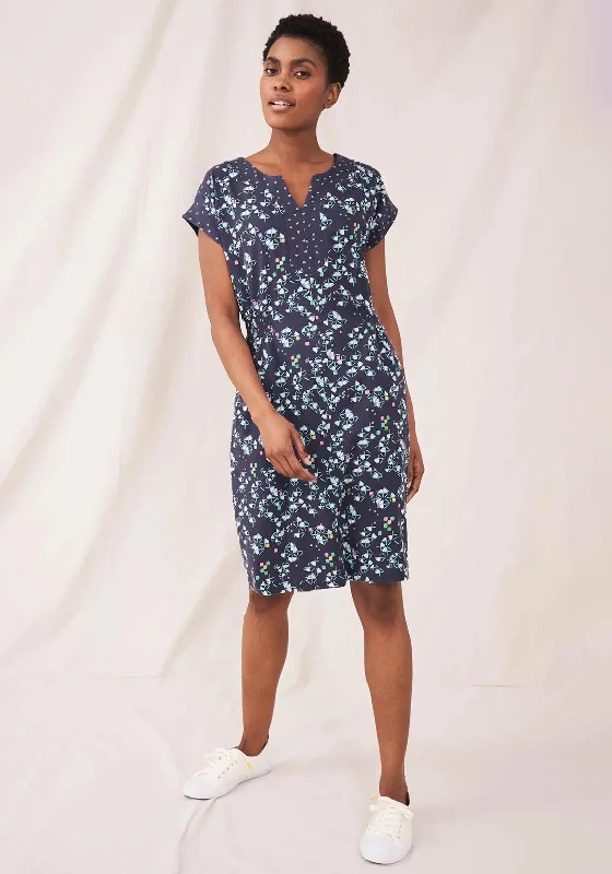 White Stuff Penny Tunic Dress, Purple Multi
