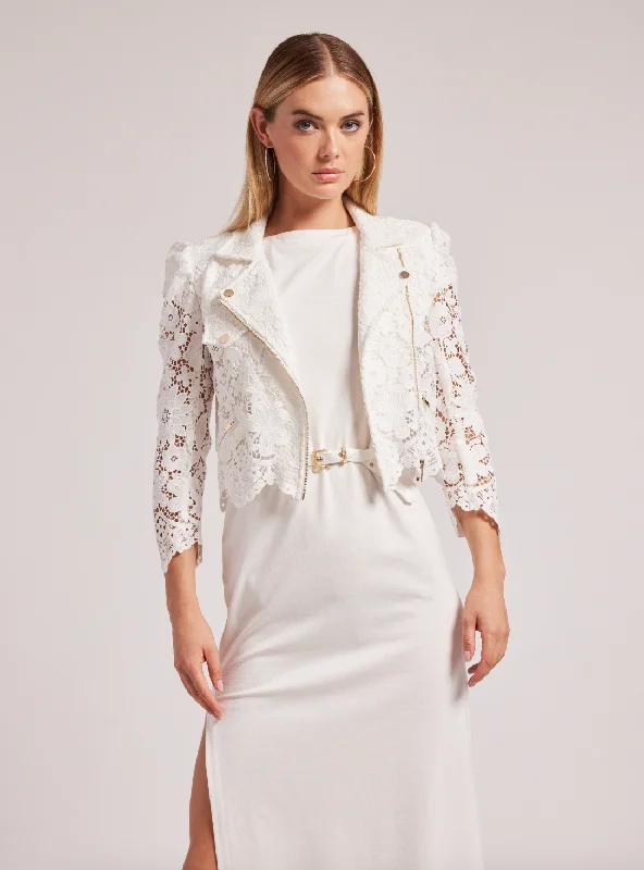 Malibu Lace Jacket - White