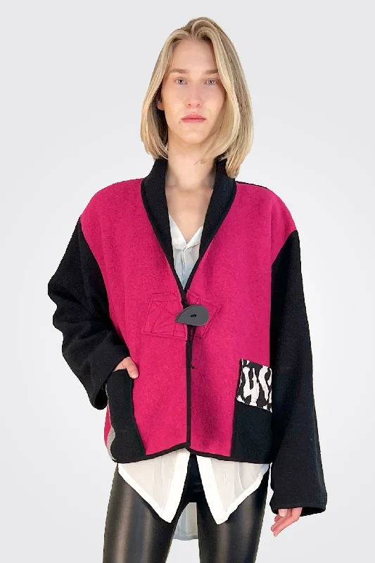 Pocket Detail Jacket - Pink