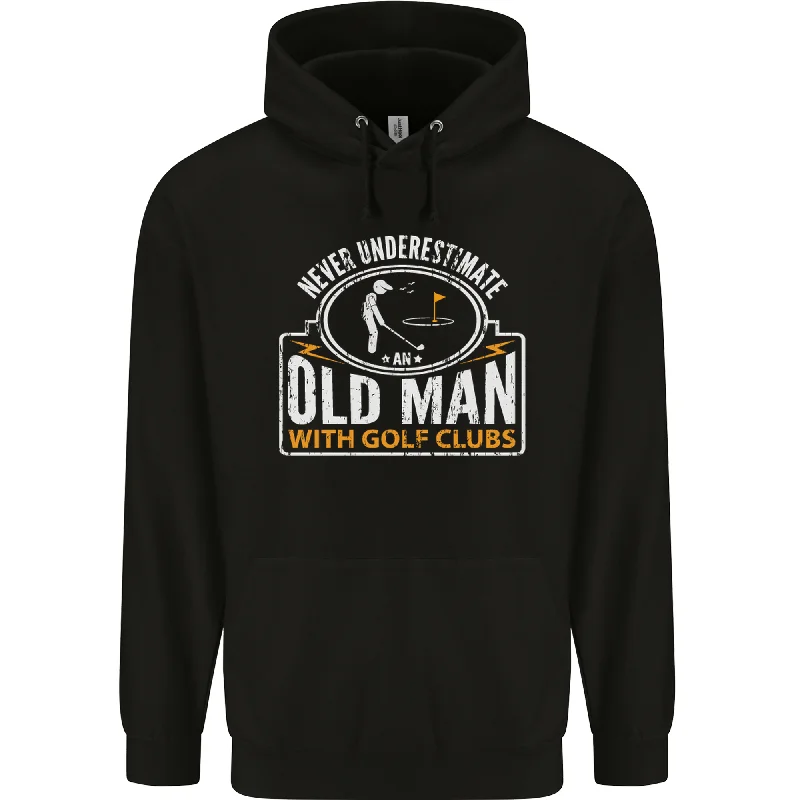 An Old Man With Golf Clubs Funny Golfing Mens 80% Cotton Hoodie Hoodie with Lace Feminine Delicate An Old Man With Golf Clubs Funny Golfing Mens 80% Cotton Hoodie Hoodie with Lace Feminine Delicate