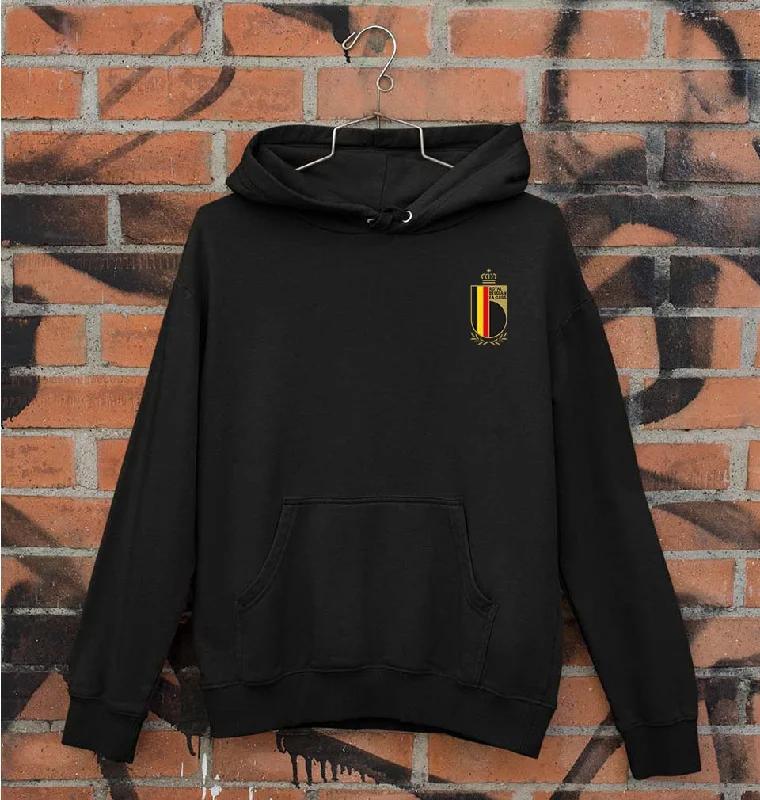 Belgium Football Unisex Hoodie for Men/Women Hoodie with Relaxed Fit Easy Casual