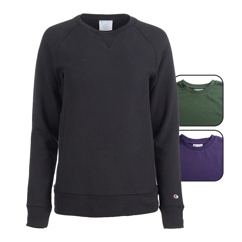 Champion Women's Surprise Crewneck Sweatshirt Hoodie Jacket Zipper Layering